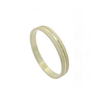 Foto de 10-351-475-15 - ALIANZA PLANA CENTRO BRILLO 3MM 18K 