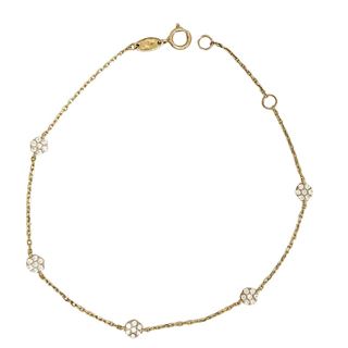 Foto de 28-3347 - PULSERA CIRCONITA 4MM 19CM (ANILLA A 2CM) 18K 