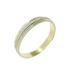 Foto de 10-351-294-15 - ALIANZA BICOLOR CENTRO MATE 3MM 18K