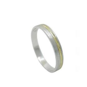 Foto de 10-351-359-16 - ALIANZA BICOLOR 3MM 18K