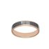 Foto de 10-351-380-16 - ALIANZA BICOLOR BLANCO-ROSA 3.5MM 18K 