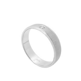 Foto de 10-351-604-15 - ALIANZA MATE BRILLANTE 0.01KTES. 4.5MM O.B. 18K