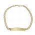 Foto de 9K88-H2.5 - PULSERA PLACA HUNGARINA 2.5MM 16.5CM (PLACA 6X27MM) (1,60gr) 9K**