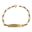Foto de 9K88-012 - PULSERA PLACA 1X1 3.8MM CIRCONITA 16.5CM (PLACA 6X28MM) (1,75gr) 9K**