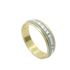 Foto de 10-351-694-14 - ALIANZA BICOLOR LAPIDADA 5MM 18K 