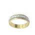 Foto de 10-351-694-14 - ALIANZA BICOLOR LAPIDADA 5MM 18K 