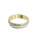 Foto de 10-351-694-14 - ALIANZA BICOLOR LAPIDADA 5MM 18K 