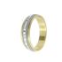 Foto de 10-351-694-14 - ALIANZA BICOLOR LAPIDADA 5MM 18K 