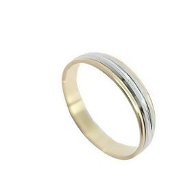 Foto de 10-351-710-14 - ALIANZA BICOLOR 4MM 18K