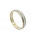 Foto de 10-351-722-15 - ALIANZA BICOLOR ONDA 4MM 18K