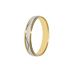 Foto de 10-351-730-15 - ALIANZA BICOLOR ZIG-ZAG 4MM 18K