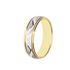 Foto de 10-351-734-15 - ALIANZA BICOLOR ZIG-ZAG 5MM 18K