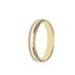 Foto de 10-351-750-15 - ALIANZA BICOLOR FACETADA 4MM 18K