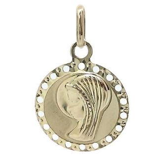 Foto de 10-152-612 - MEDALLA VIRGEN NIÑA CALADA 15MM 18K