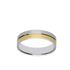 Foto de 10-351-820-13 - ALIANZA BICOLOR MATE-BRILLO 5MM 18K