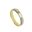 Foto de 10-351-825-15 - ALIANZA ESPIGA BICOLOR 4MM 18K