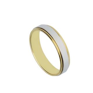 Foto de 10-351-898-12 - ALIANZA BICOLOR BRILLO 5MM 18K