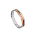 Foto de 10-351-816-15 - ALIANZA BICOLOR ROSA 4MM 18K