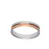 Foto de 10-351-816-15 - ALIANZA BICOLOR ROSA 4MM 18K