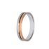 Foto de 10-351-816-15 - ALIANZA BICOLOR ROSA 4MM 18K