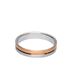 Foto de 10-351-816-15 - ALIANZA BICOLOR ROSA 4MM 18K