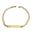 Foto de 10-00-6057 - PULSERA PLACA BARBADA 3.6MM 18.5CM (2,64gr) (PLACA 4.8X30MM) 18K**
