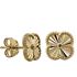Foto de 10-711-426 - PENDIENTES FLOR LAPIDADA 8MM 18K**