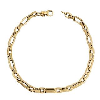 Foto de 10-458-248 - PULSERA COMBINADA 4MM 19CM (2,97gr) 18K**