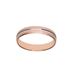 Foto de 10-351-925-15 - ALIANZA BICOLOR BLANCO Y ROSA 4MM 18K