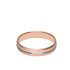 Foto de 10-351-925-15 - ALIANZA BICOLOR BLANCO Y ROSA 4MM 18K