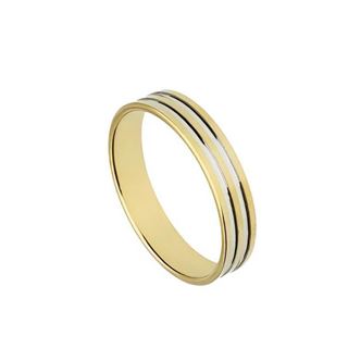 Foto de 10-351-945-15 - ALIANZA BICOLOR 4MM 18K 