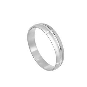 Foto de 10-351-244-16 - ALIANZA RAYADA 4MM O.B. 18K 