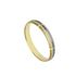 Foto de 10-351-242-15 - ALIANZA BICOLOR CENTRO BRILLO 3MM 18K