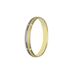 Foto de 10-351-242-15 - ALIANZA BICOLOR CENTRO BRILLO 3MM 18K