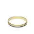 Foto de 10-351-242-15 - ALIANZA BICOLOR CENTRO BRILLO 3MM 18K