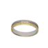 Foto de 10-351-153-14 - ALIANZA BICOLOR BRILLANTE 4MM 18K 
