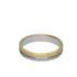 Foto de 10-351-153-14 - ALIANZA BICOLOR BRILLANTE 4MM 18K 