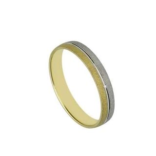 Foto de 10-351-1282-17 - ALIANZA BICOLOR MATE-BRILLO 3.5MM 18K