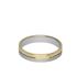 Foto de 10-351-1035-17 - ALIANZA BICOLOR MATE-BRILLO 4MM 18K