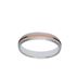 Foto de 10-351-1044-17 - ALIANZA BICOLOR ROSA MATIZADO CONFORT 4MM 18K 