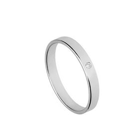 Foto de 10-351-007-11 - ALIANZA BRILLANTE 0.015KTES. RD 3MM CONFORT O.B. 18K