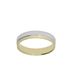 Foto de 10-351-042-23 - ALIANZA BICOLOR FACETADA 4MM 18K