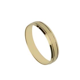Foto de 10-351-1105-13 - ALIANZA MATE-BRILLO 4MM 18K