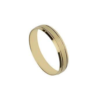 Foto de 10-351-1105-13 - ALIANZA MATE-BRILLO 4MM 18K
