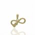 Foto de 51-3258 - COLGANTE INFINITO CORAZONES 8X18MM 18K