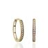 Foto de 10-864-2082 - CRIOLLAS OVALES CIRCONITA 1.85X14MM 18K**