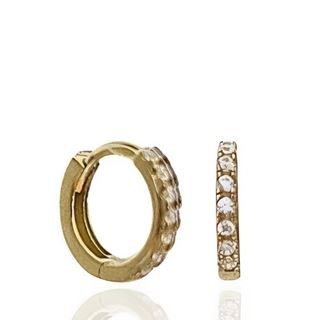 Foto de 10-475-2042 - CRIOLLAS CIRCONITA 1.6X10MM 18K**