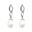 Foto de 43-4908 - *OFERTA* PENDIENTES PLATA PERLA CIRCONITA 23MM