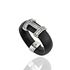 Foto de 10-809-007 - *OFERTA* SORTIJA PLATA CAUCHO CIRCONITA 8MM