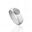 Foto de 22-120516B - *OFERTA* SORTIJA PLATA CERÁMICA CIRCONITA 8MM